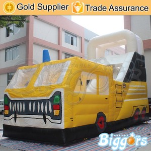 Voiture Thème Gonflable Maison de Rebond Avec Toboggan Pour Party Rentals - Product Image 2
