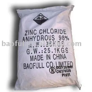 zinc chloride 98% Electroplating grade