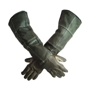 Guantes Protectores reforzados para manejo de cuero, antimordedura para trabajo de jardinería de gatos y perros