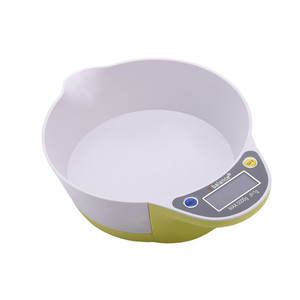 OEM 5KG/1G Pantalla LCD Digital Verde Electrónica Cocina Comida <span class=keywords><strong>Dieta</strong></span> Escala Postal Herramienta de peso con bandeja - Product Image 1