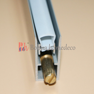 Chất Lượng Cao Nhôm Tự Động Thả Xuống Cửa Dưới Con Dấu U Loại Rãnh Ẩn Nhôm Niêm Phong Thanh Thời Tiết Tước - Product Image 5