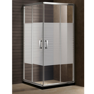 Foshan tempered glass square folding bath 4 sided enclosed shower room