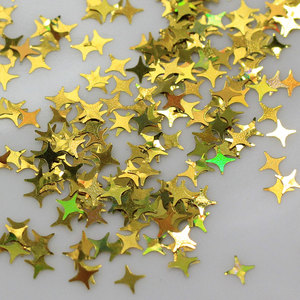 Paillettes pour ongles, lot de 10 pièces, brillantes, or 3D, DIY, pour pointes, décor, Nail Art - Product Image 5