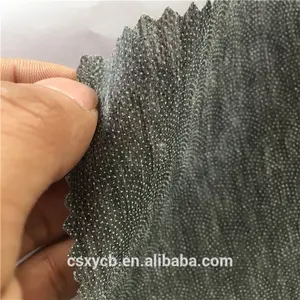 100 polyester dokunmamış erimiş astar giysi erimiş dokunmamış astar polyester mikrofiber kumaş tela