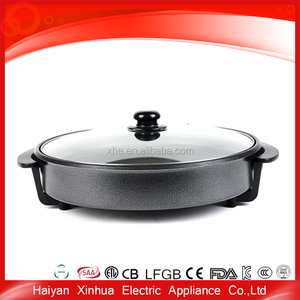 El último diseño automático eléctrico sin humo fabricante de la <span class=keywords><strong>pizza</strong></span> tapa de vidrio - Product Image 2