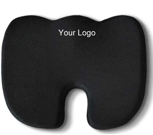 Golden supplier back relaxing memory foam car seat and office chair coccyx seat cushion