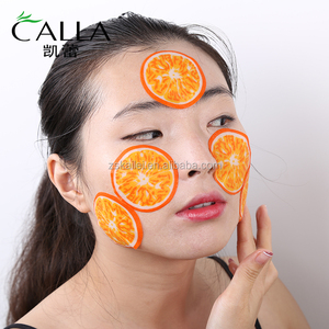 Mascarilla Facial <span class=keywords><strong>de</strong></span> <span class=keywords><strong>Naranja</strong></span> Antienvejecimiento con Vitamina C y Ácido Hialurónico para Eliminar Ojeras y Arrugas - Product Image 1