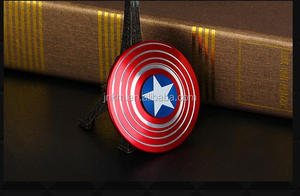 Tay Thần Tài Đồ Chơi Captain America Lá Chắn Tay Spinner Kim Loại Ngón Tay Căng Thẳng giảm Ngón Tay Spinner - Product Image 2
