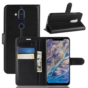luxury leather case for 7.1 plus phone case and accessories for nokia back cover