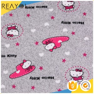 Bán Sỉ Loại In Kỹ Thuật Số <span class=keywords><strong>100</strong></span> <span class=keywords><strong>Polyester</strong></span> Vải Lông Cừu Chải Một Mặt Cho Chăn - Product Image 2