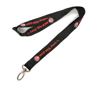 Fabrik Großhandel Polyester Material Siebdruck Halsband Benutzer definierte Logo Druck Lanyard