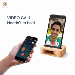 Support de téléphone portable en <span class=keywords><strong>bois</strong></span> de bambou, socle en <span class=keywords><strong>bois</strong></span> naturel - Product Image 2