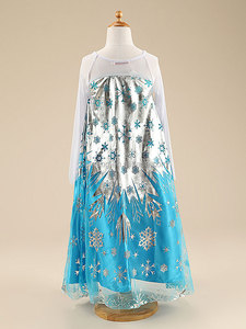 Frozen <span class=keywords><strong>Elsa</strong></span> dress wholesale, Frozen dress, <span class=keywords><strong>Elsa</strong></span> children's clothing cosplay costume in frozen - Product Image 3