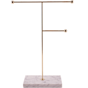 Boîtier de rangement pour bijoux, étagère en métal doré, à Base en <span class=keywords><strong>marbre</strong></span> naturel, garanti haute qualité - Product Image 2