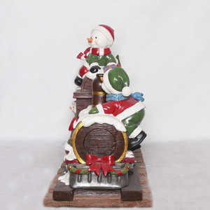 Ensemble <span class=keywords><strong>de</strong></span> <span class=keywords><strong>train</strong></span> <span class=keywords><strong>de</strong></span> Noël <span class=keywords><strong>de</strong></span> grande taille <span class=keywords><strong>de</strong></span> 40 pouces avec lumière LED Bonhomme <span class=keywords><strong>de</strong></span> neige Ornements Alimentation Batterie/DC - Product Image 2