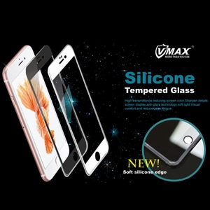 0.33mm Épaisseur 3D Courbe Silicone cadre 9 H Trempé protecteur d'écran en verre pour iPhone 6 s et 6 s Plus - Product Image 1
