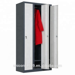 Giá Rẻ Giá Bán Buôn Durable Lạnh Thép Tủ Quần Áo Kết Hợp Phòng Tập Thể Dục Locker Nhân Viên Locker Phòng 3 Cửa Kim Loại Tủ Quần Áo Tủ - Product Image 2