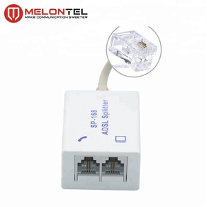 MT-5707 <strong>Network</strong> <strong>2</strong> Plug ADSL VDSL Telephone Phone <strong>Splitter</strong> with Line - Product Image 6
