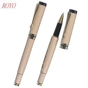 High quality handmade Promotional Ballpen Wooden Gel Pens Gift Ballpoint Pen With Custom Logo Manufacturer In China