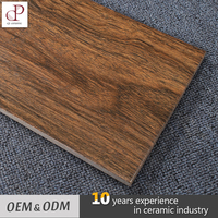 Carrelage mural en céramique de bois rustique, couleur bois, prix en gros