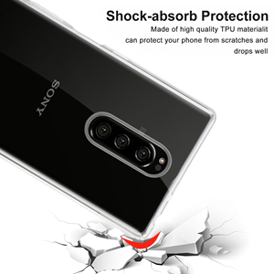 Temizle <span class=keywords><strong>Ultra</strong></span> İnce TPU şeffaf arka kapak kılıf cep telefonu kılıfı <span class=keywords><strong>Sony</strong></span> <span class=keywords><strong>Xperia</strong></span> 1