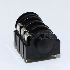 Prise audio <span class=keywords><strong>femelle</strong></span> 4 broches 1/4 pouce 6,35 mm Montage sur circuit imprimé Prise stéréo - Product Image 3