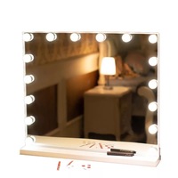 Gương Bàn Trang Điểm HD Lớn, Đèn Led Trang Điểm Với Bóng Đèn Led Ban Đêm, Đám Cưới Tại Nhà