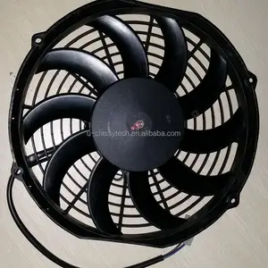 12V/24V AC مروحة التبريد 120W/220W محرك كهربائي مروحة التبريد مروحة للحافلات/شاحنة أجزاء مكيف الهواء