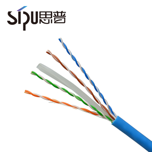 Sipu China proveedores Ethernet CE certificador rollo 0.5 CCA Cat6 <span class=keywords><strong>cable</strong></span> <span class=keywords><strong>de</strong></span> red - Product Image 5