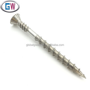 316 304 A2 A4 Ốc Vít Sàn Bằng Thép Không Gỉ Đôi Chủ Đề Ổ Đĩa Vuông SS Hardwood Deck Vít - Product Image 3