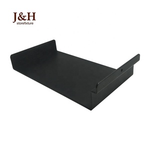 Negozio di <span class=keywords><strong>scarpe</strong></span> Display Spessore di 2 millimetri In Acciaio Nero Slat Parete Scarpa Scaffale di Metallo Slatwall <span class=keywords><strong>Scarpe</strong></span> Titolare