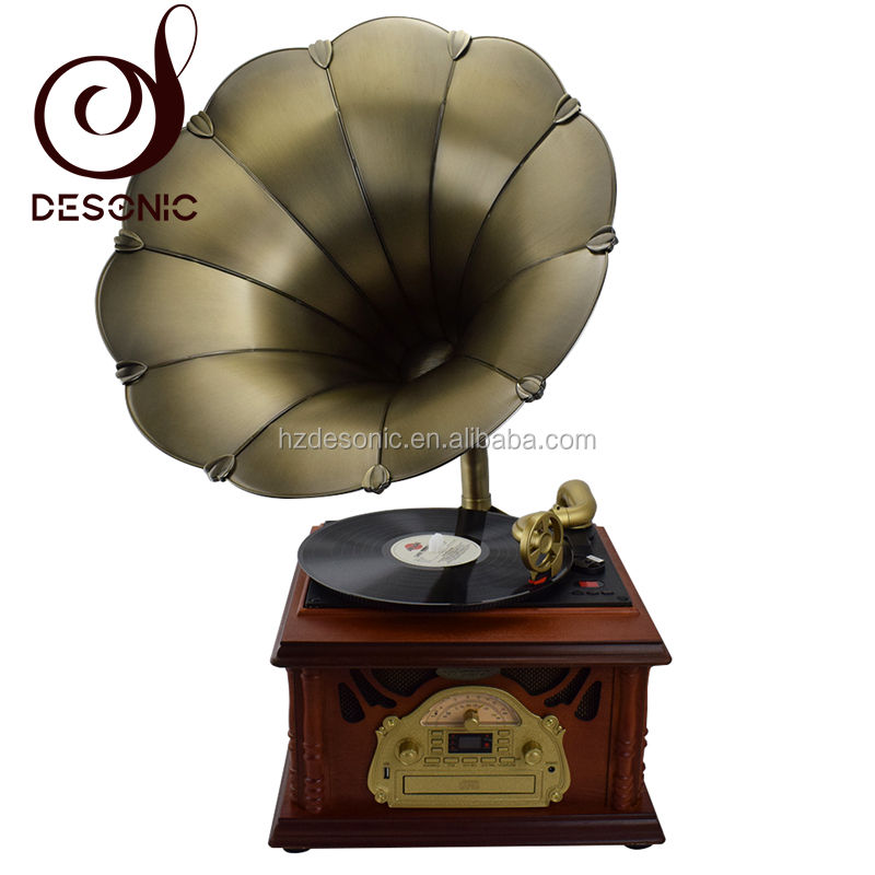 Oldファッションorgininal蓄音機蓄音機レコードプレーヤー販売のため
