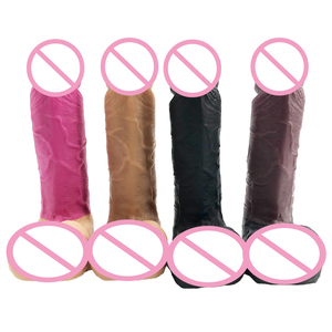 FAAK 21,5 cm 8,46 zoll dick dia 4,7 cm silikon anal <span class=keywords><strong>dildo</strong></span> realistische weich lebensechte nicht lammfell <span class=keywords><strong>dildo</strong></span> für frauen männer masturbation