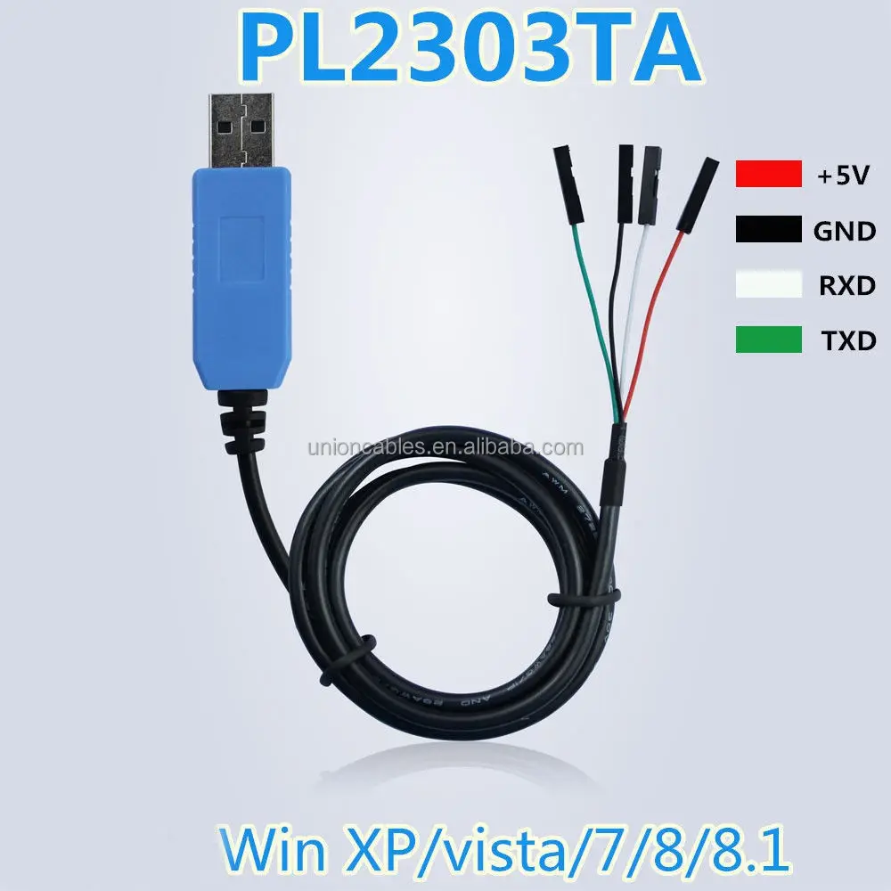 Prolífic PL2303 RS-232 adaptador USB a serie para XP/Vista/7