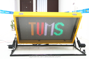 في الهواء الطلق للبرمجة مركبة محمولة Vms أدى المحمولة شاشة عرض مصفوفة رسالة لوحة علامات - Product Image 4