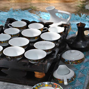 جيبينا اثيوبيا ملكة الشبه فناجين قهوة على Rekebot - Product Image 3