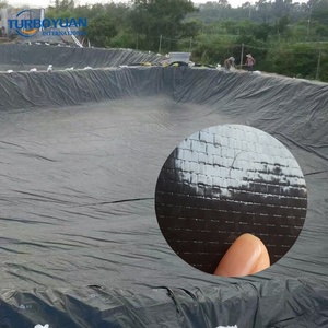 fish farming pond liner plastic ground tarps / HDPE reinforced geomembrane circular tanks for aquaculture