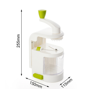 Affettatrice Verticale 4 in 1 per Verdure e Pasta - Taglierina a Nastro Arricciato - Spiralizzatore per Verdure - Affettatrice a Spirale Regolabile - Plastica Ecologica - Product Image 2