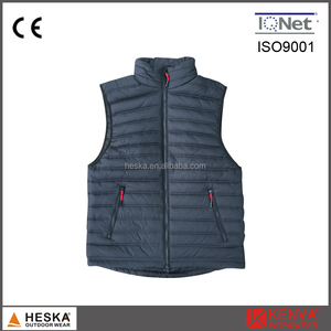 Mens ligero abajo acolchada <span class=keywords><strong>sin</strong></span> mangas de invierno puffer chaleco - Product Image 1