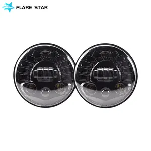 Bán Buôn Nhà Máy Trực Tiếp Giá 7 Inch Vòng Đèn Pha Cho JKTJ Với Angel Eye Lần Lượt Tín Hiệu Đèn, 7 Inch Xe Gắn Máy Đèn Pha