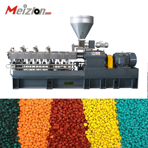 Plastic Sheet extruder twin screw plastic granule raw material machine