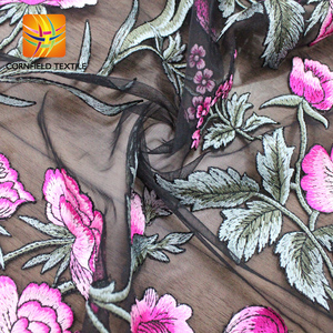 Best Selling <strong>10</strong> Years Experience China Supplier Laser Cut Flower Embroidery <strong>Design</strong> Fabric - Product Image 5