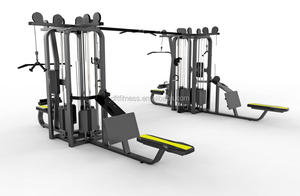 Équipement de fitness multifonctionnel commercial DFT-872, <span class=keywords><strong>8</strong></span> stations, équipement de salle de sport commercial <span class=keywords><strong>multi</strong></span>-stations - Product Image 6
