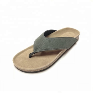 Sandali Infradito Estivi All'Ingrosso per Uomo <span class=keywords><strong>con</strong></span> <span class=keywords><strong>Suola</strong></span> in <span class=keywords><strong>Sughero</strong></span> e Soletta in Morbida Pelle - Product Image 4