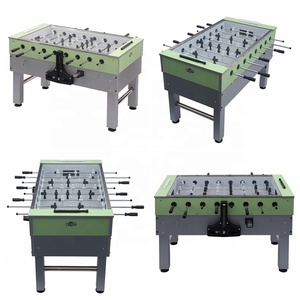 Jx170 Hot Bán bóng trở lại hệ thống <span class=keywords><strong>Foosball</strong></span> trò chơi sử dụng Glass Top Coin hoạt động bóng đá bảng thương mại - Product Image 6