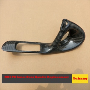 Per RX7 FD3S RHD Porta Interna Maniglia di Ricambio LHS (Leff Lato) In Fibra di Carbonio CF - Product Image 3