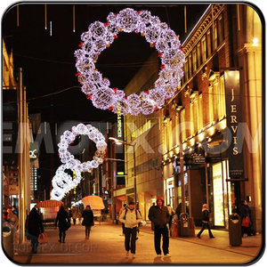 Quảng Đông lớn giáng sinh cảnh đường phố đèn 110V/220V Đồng đèn led ấm trắng hồng xanh xanh phát ra màu sắc không thấm nước - Product Image 4