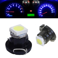 Luz para Instrumentos de Coche T3 1210 3528 1SMD LED DC12V, Lámpara para Salpicadero de Coche, Bombillas para Panel de Instrumentos, 6 Colores, T3 T4.2 4.7 T5, Bombilla LED