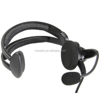 Casque filaire à conduction osseuse à réduction de bruit pour centre d'appels et talkie-walkie