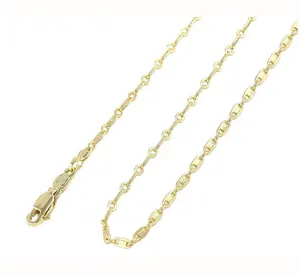 42941 xuping low price fashion jewelry 14k gold simple chains necklace designs